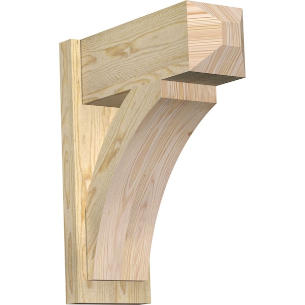 Ekena Millwork Thorton Rough Sawn Craftsman Outlooker, Douglas Fir, 8"W x 20"D x 24"H OUT08X20X24THR04RDF - main